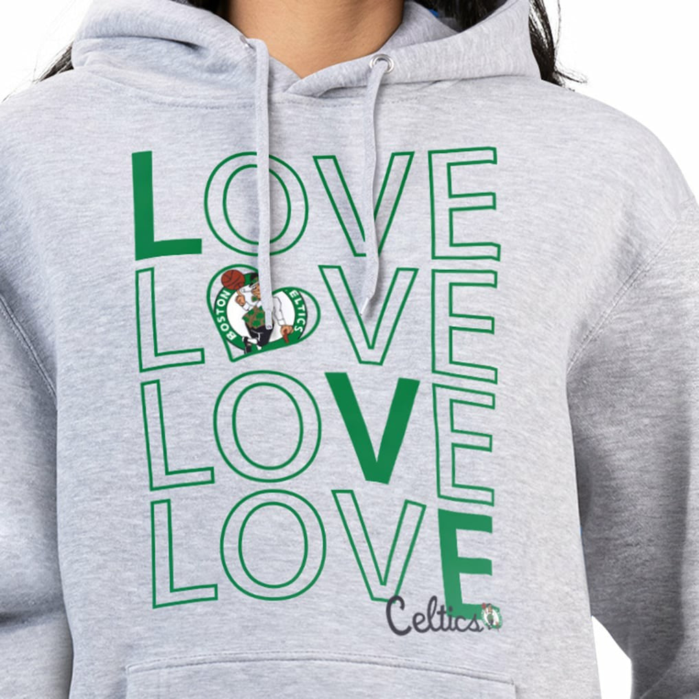 Boston Celtics G-III 4Her by Carl Banks Women's Basketball Love Fleece Pullover Hoodie