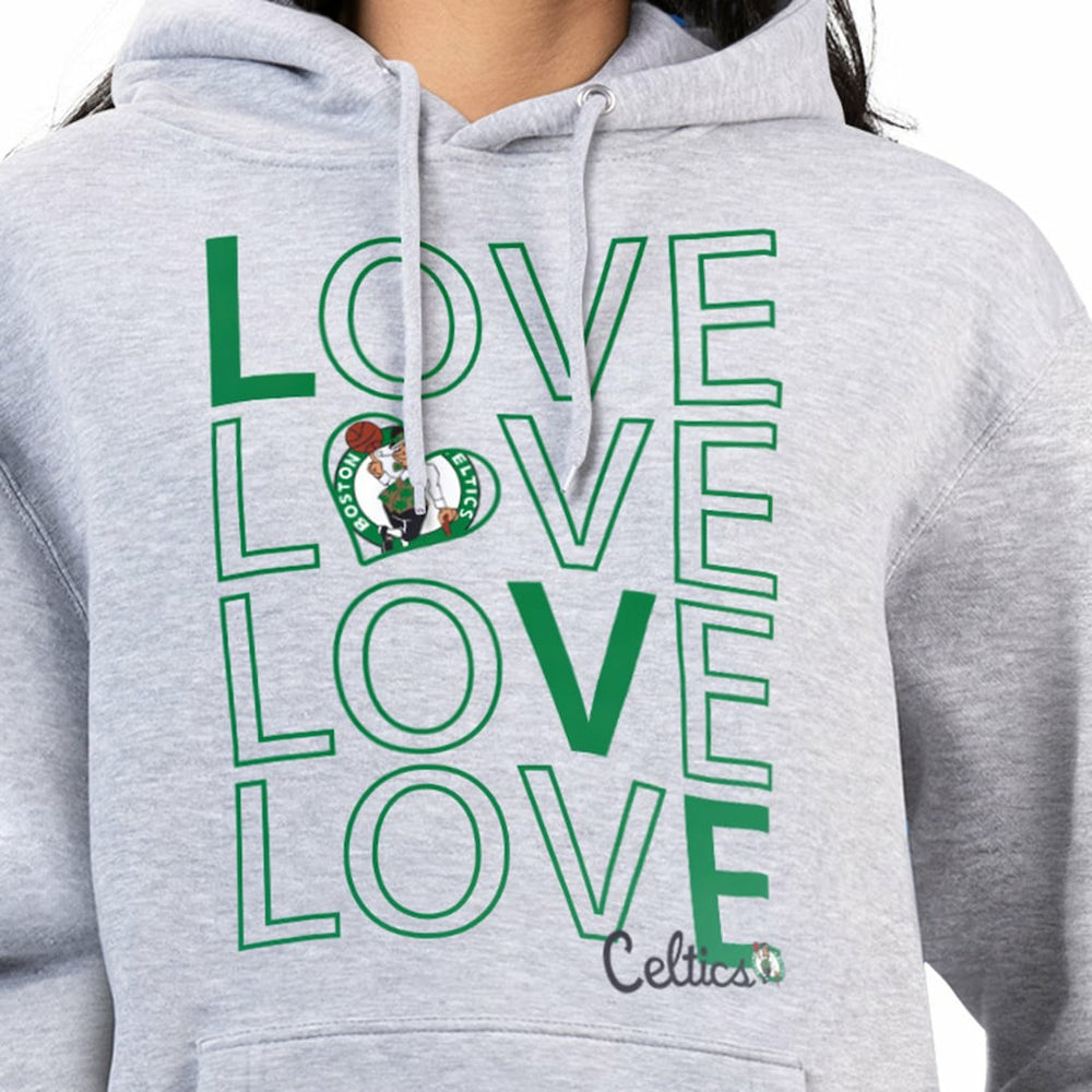 Boston Celtics G-III 4Her by Carl Banks Women's Basketball Love Fleece Pullover Hoodie
