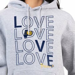 Indiana Pacers G-III 4Her by Carl Banks Women's Basketball Love Fleece Pullover Hoodie
