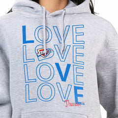 Oklahoma City Thunder G-III 4Her by Carl Banks Women's Basketball Love Fleece Pullover Hoodie