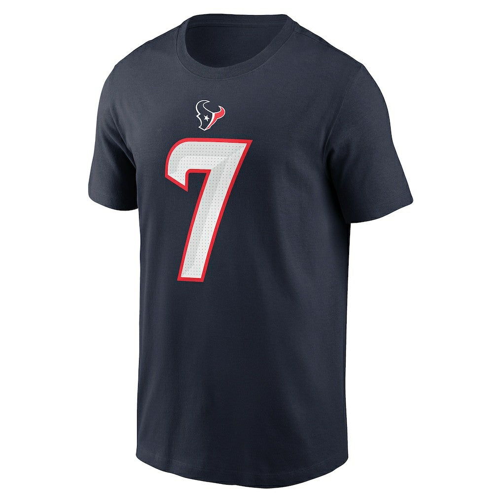 C.J. Stroud  Player Name & Number T-Shirt - Houston Texans T-shirts