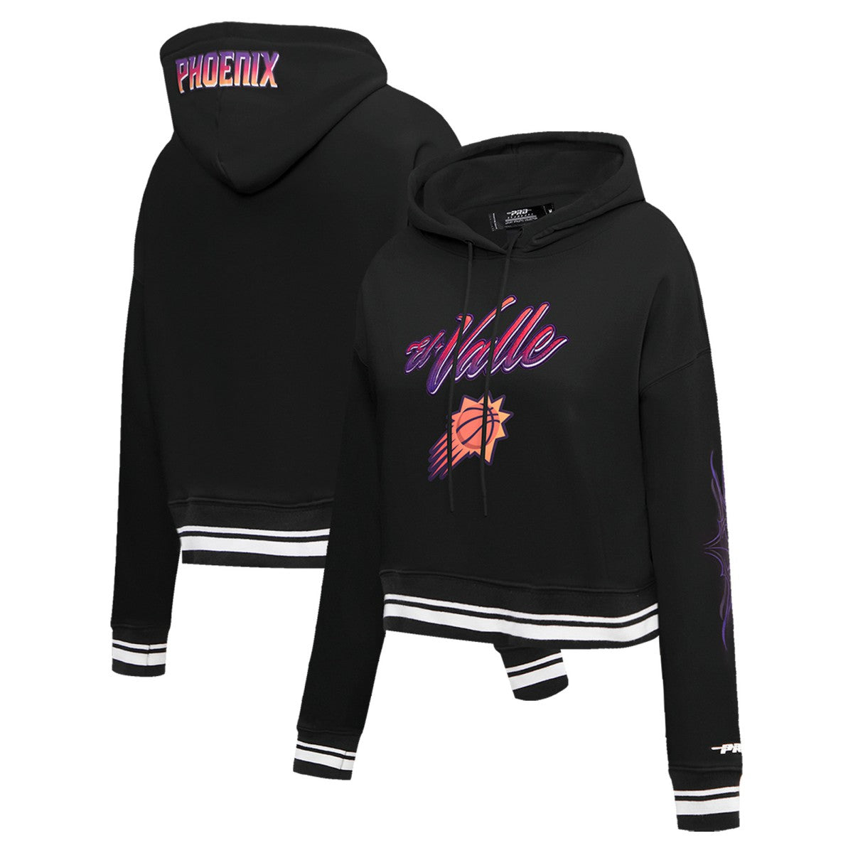 Phoenix Suns Pro Standard Women's 2023/24 City Edition Cropped Pullover Hoodie
