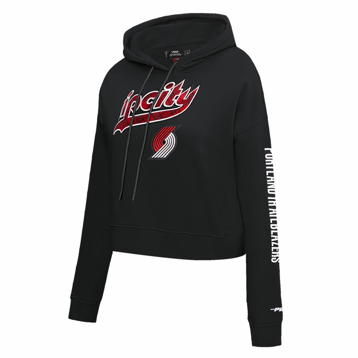 Portland Trail Blazers Pro Standard Women's 2023/24 City Edition Cropped Pullover Hoodie