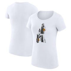 San Antonio Spurs G-III 4Her by Carl Banks Women's Super-Slim Fit Lightweight Basketball Girls T-Shirt