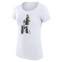 San Antonio Spurs G-III 4Her by Carl Banks Women's Super-Slim Fit Lightweight Basketball Girls T-Shirt