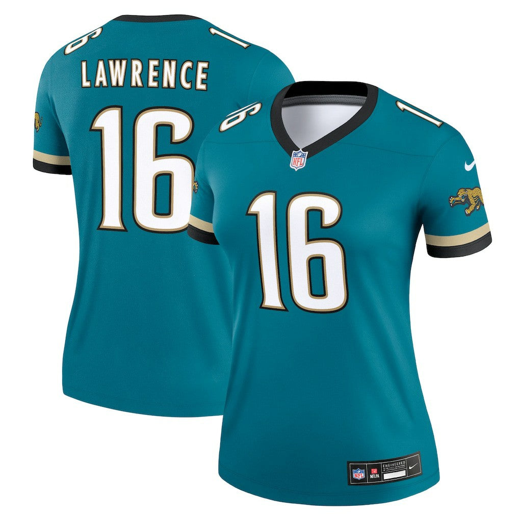 Trevor Lawrence  Women's Alternate Legend Player Performance Top - Jacksonville Jaguars Tops