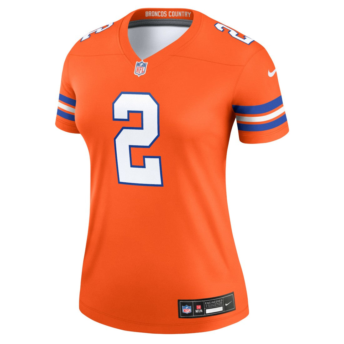 Patrick Surtain II  Women's Alternate Legend Player Performance Top - Denver Broncos Tops