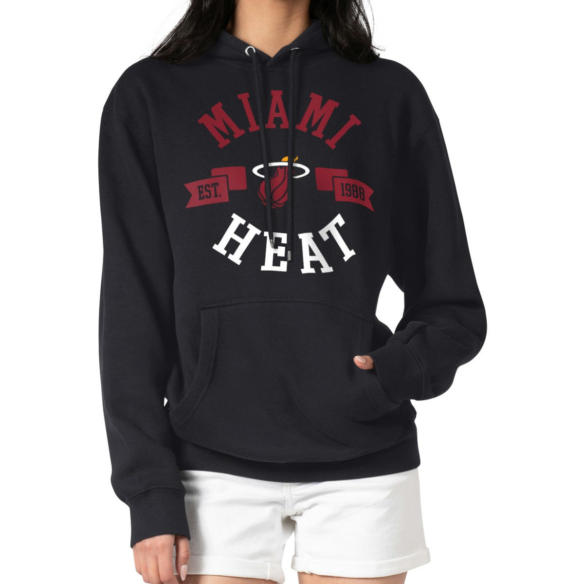 Miami Heat G-III 4Her by Carl Banks Women's City Pullover Hoodie