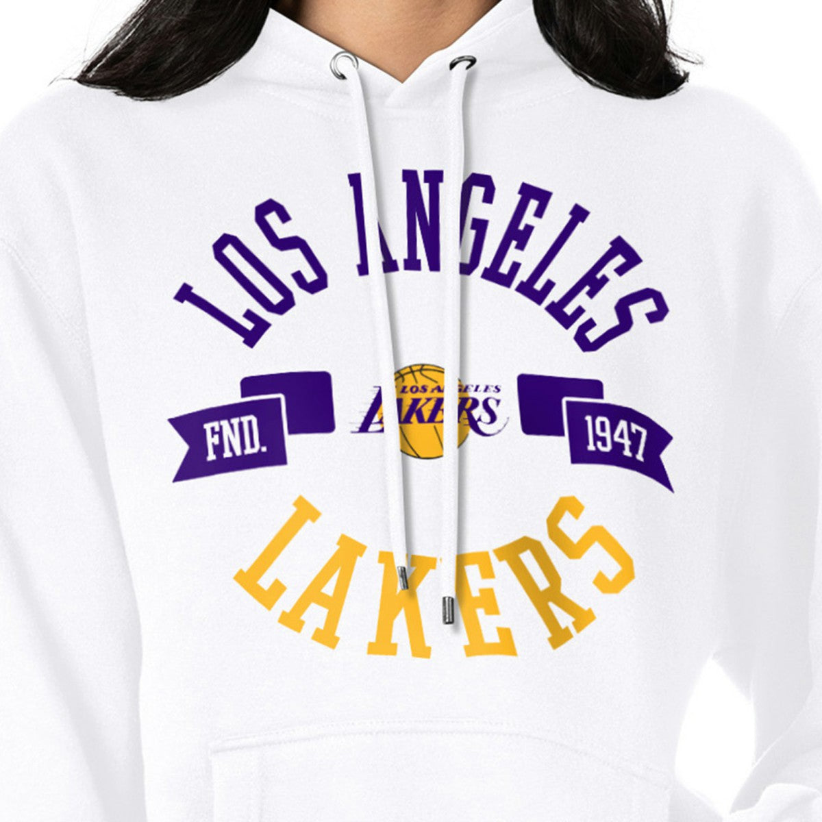 Los Angeles Lakers G-III 4Her by Carl Banks Women's City Pullover Hoodie