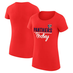 NHL Florida Panthers G-III 4Her by Carl Banks Women's Super-Slim Fit Lightweight Team Sport T-Shirt
