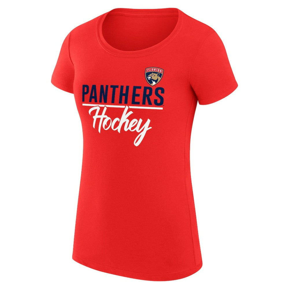 NHL Florida Panthers G-III 4Her by Carl Banks Women's Super-Slim Fit Lightweight Team Sport T-Shirt