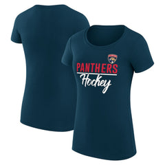 NHL Florida Panthers G-III 4Her by Carl Banks Women's Super-Slim Fit Lightweight Team Sport T-Shirt