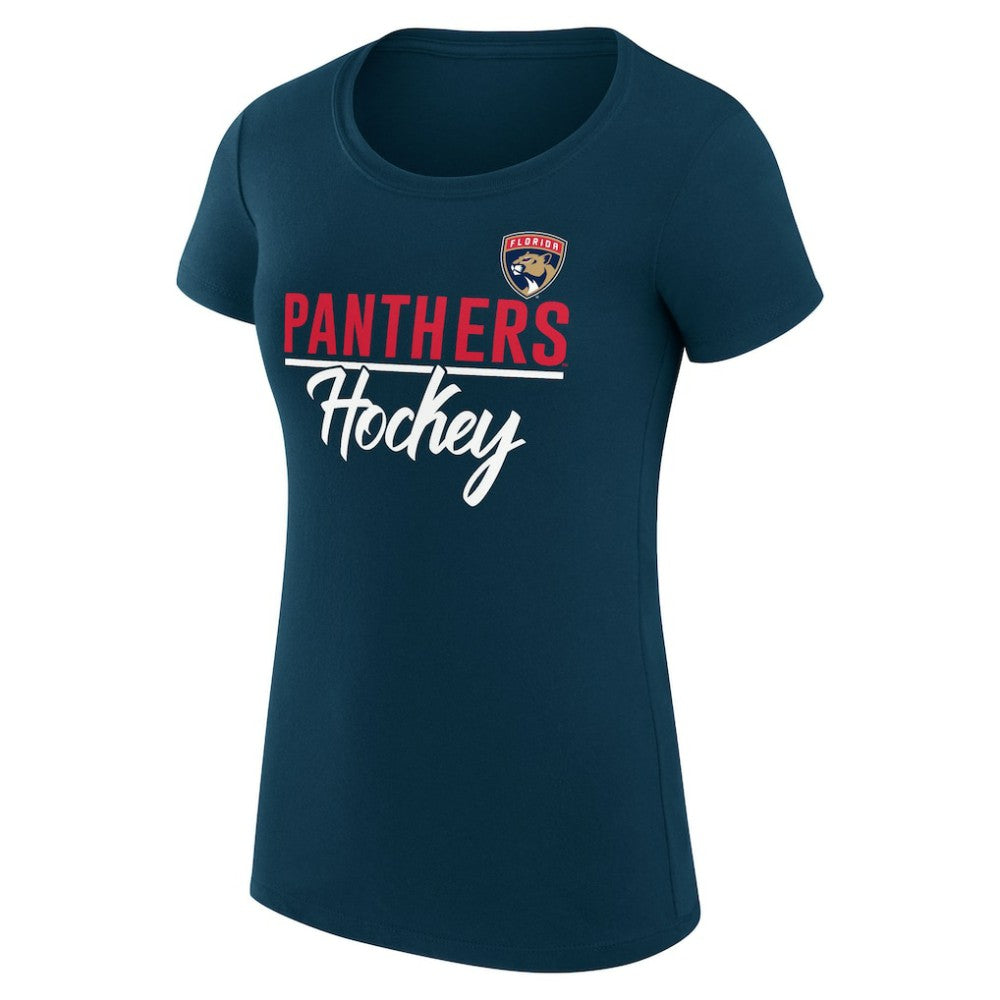 NHL Florida Panthers G-III 4Her by Carl Banks Women's Super-Slim Fit Lightweight Team Sport T-Shirt