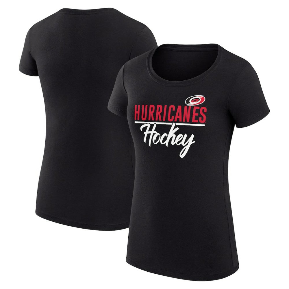 NHL Carolina Hurricanes G-III 4Her by Carl Banks Women's Super-Slim Fit Lightweight Team Sport T-Shirt