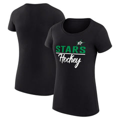 NHL Dallas Stars G-III 4Her by Carl Banks Women's Super-Slim Fit Lightweight Team Sport T-Shirt