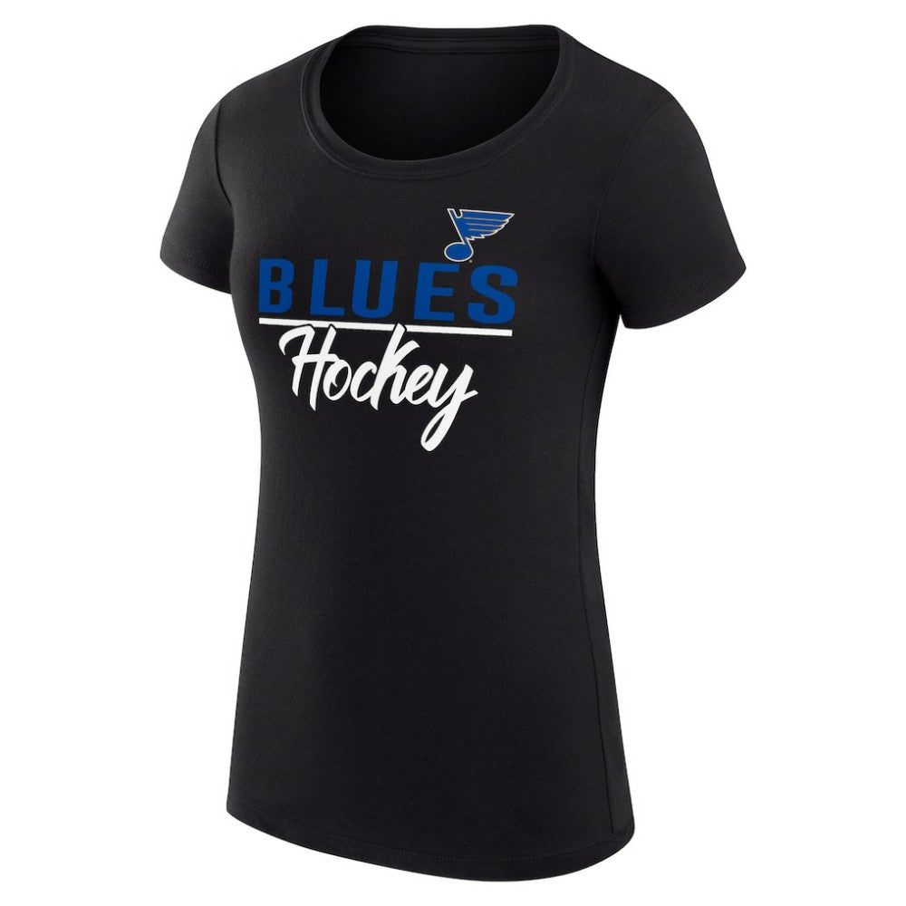 NHL St. Louis Blues G-III 4Her by Carl Banks Women's Super-Slim Fit Lightweight Team Sport T-Shirt