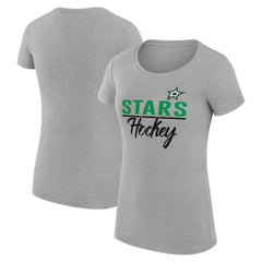 NHL Dallas Stars G-III 4Her by Carl Banks Women's Super-Slim Fit Lightweight Team Sport T-Shirt