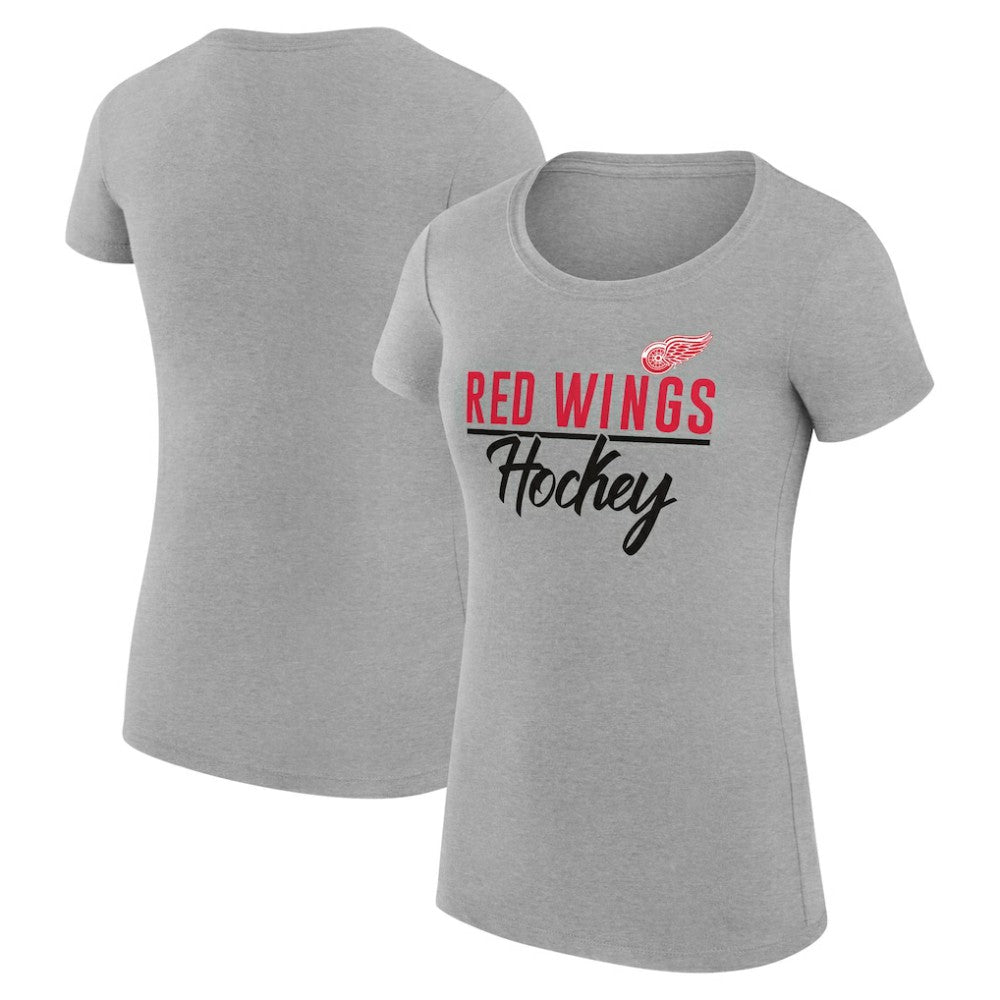 NHL Detroit Red Wings G-III 4Her by Carl Banks Women's Super-Slim Fit Lightweight Team Sport T-Shirt