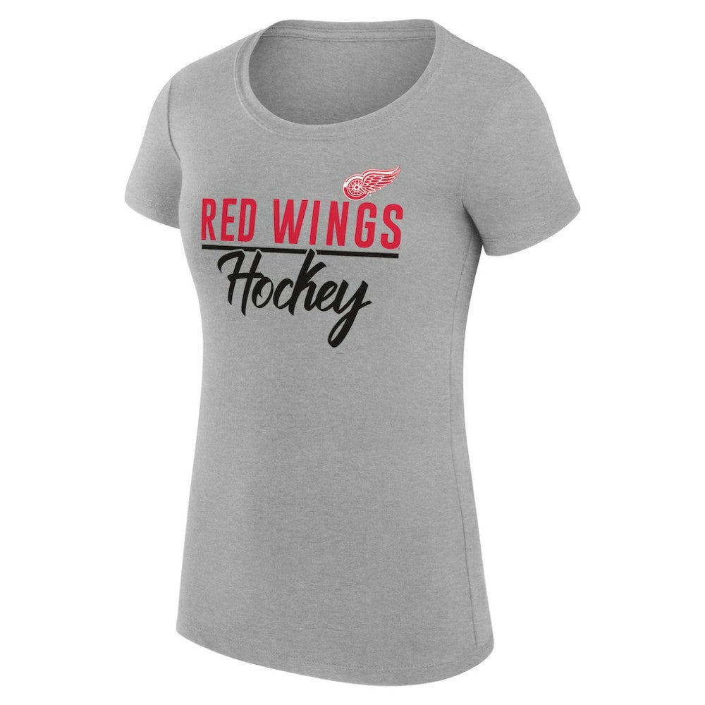 NHL Detroit Red Wings G-III 4Her by Carl Banks Women's Super-Slim Fit Lightweight Team Sport T-Shirt