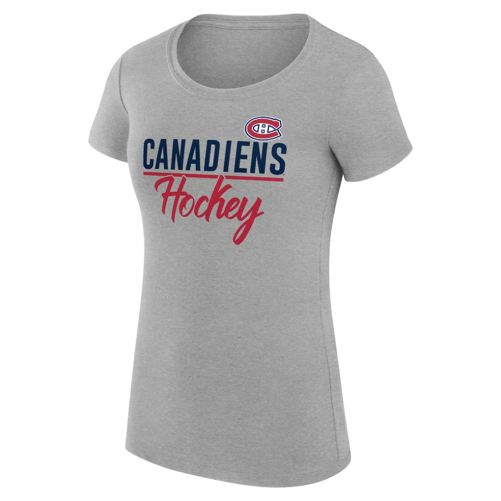 NHL Montreal Canadiens G-III 4Her by Carl Banks Women's Super-Slim Fit Lightweight Team Sport T-Shirt