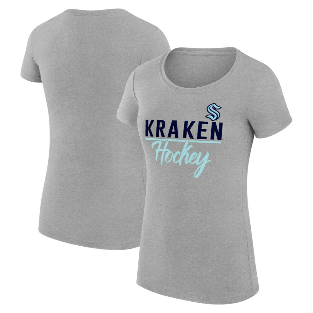 NHL Seattle Kraken G-III 4Her by Carl Banks Women's Super-Slim Fit Lightweight Team Sport T-Shirt