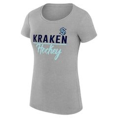 NHL Seattle Kraken G-III 4Her by Carl Banks Women's Super-Slim Fit Lightweight Team Sport T-Shirt