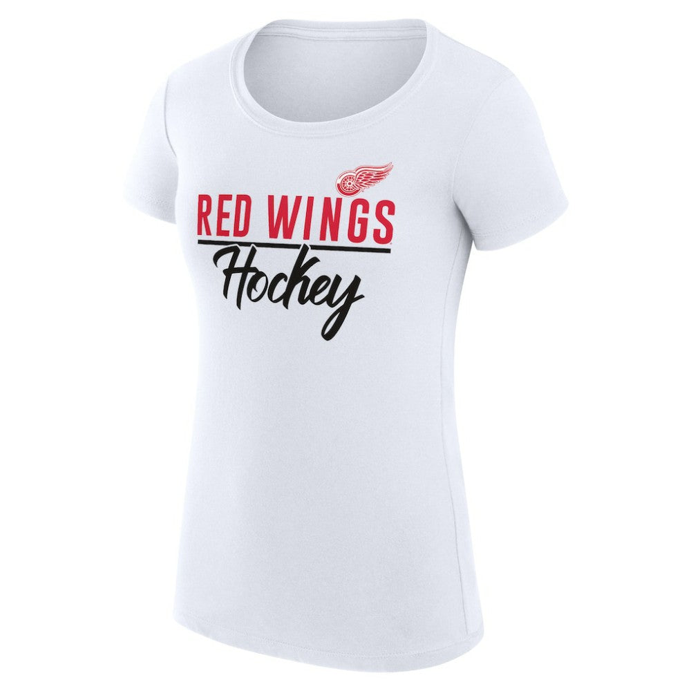 NHL Detroit Red Wings G-III 4Her by Carl Banks Women's Super-Slim Fit Lightweight Team Sport T-Shirt