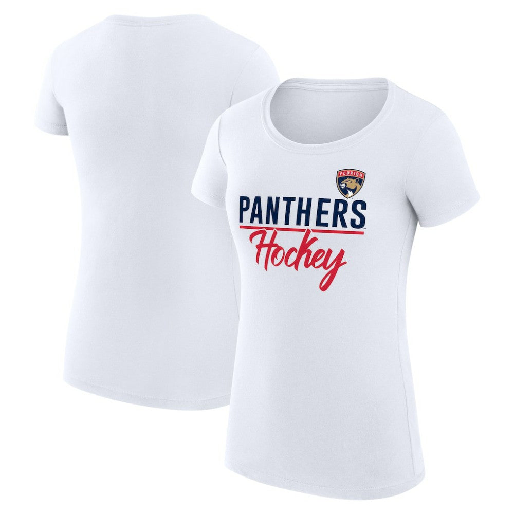 NHL Florida Panthers G-III 4Her by Carl Banks Women's Super-Slim Fit Lightweight Team Sport T-Shirt