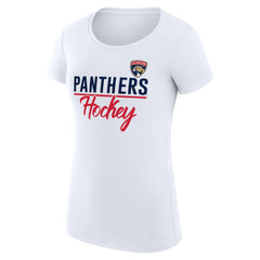 NHL Florida Panthers G-III 4Her by Carl Banks Women's Super-Slim Fit Lightweight Team Sport T-Shirt