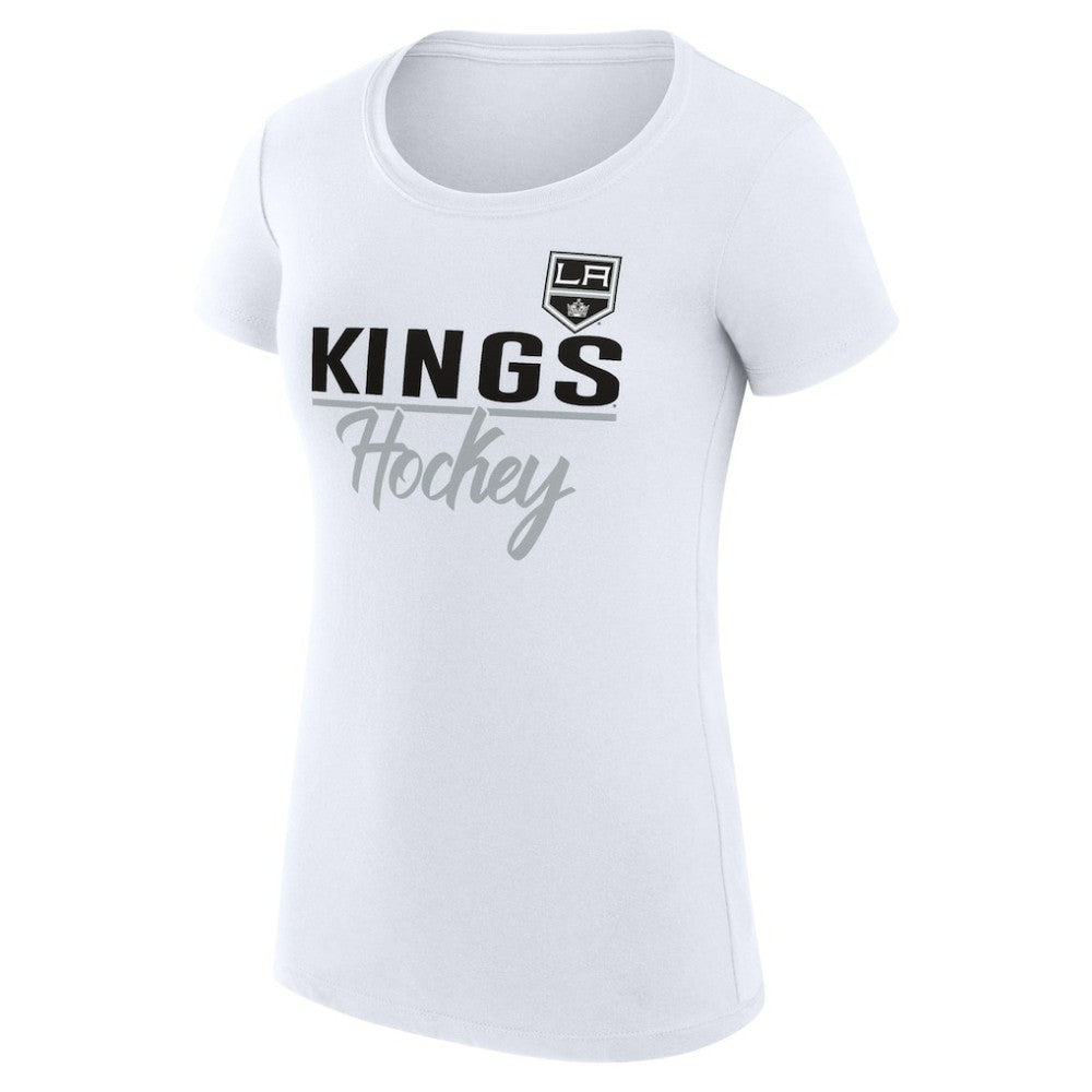 NHL Los Angeles Kings G-III 4Her by Carl Banks Women's Super-Slim Fit Lightweight Team Sport T-Shirt