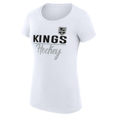 NHL Los Angeles Kings G-III 4Her by Carl Banks Women's Super-Slim Fit Lightweight Team Sport T-Shirt