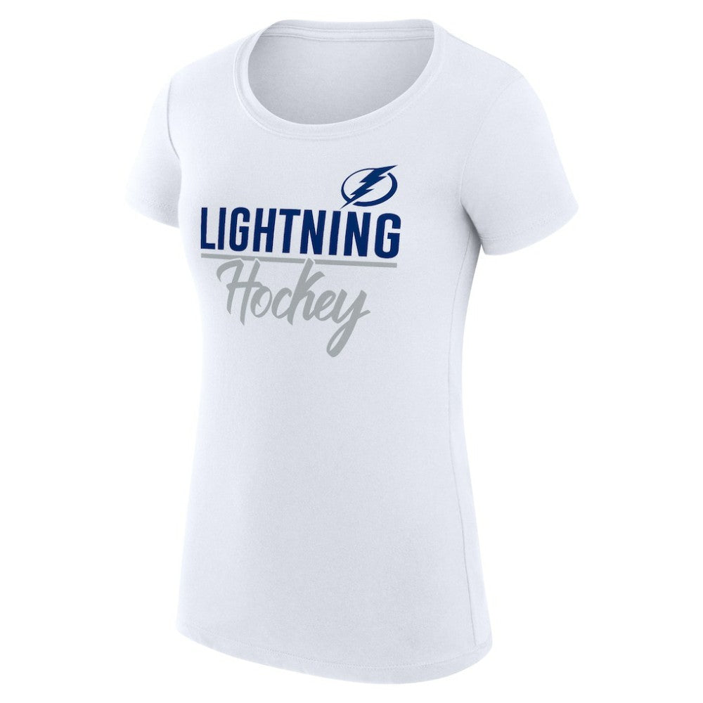 NHL Tampa Bay Lightning G-III 4Her by Carl Banks Women's Super-Slim Fit Lightweight Team Sport T-Shirt