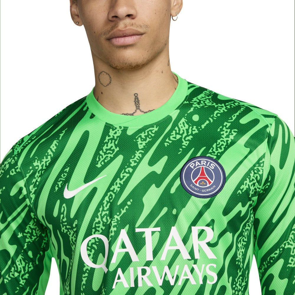 Paris Saint-Germain 2024/25 Goalkeeper Replica Stadium Long Sleeve Jersey