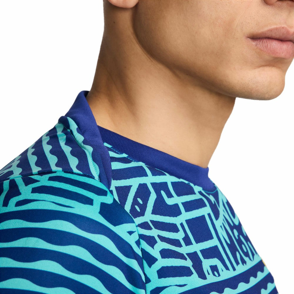 Brazil National Team 2024 Academy Pro Pre-Match Top