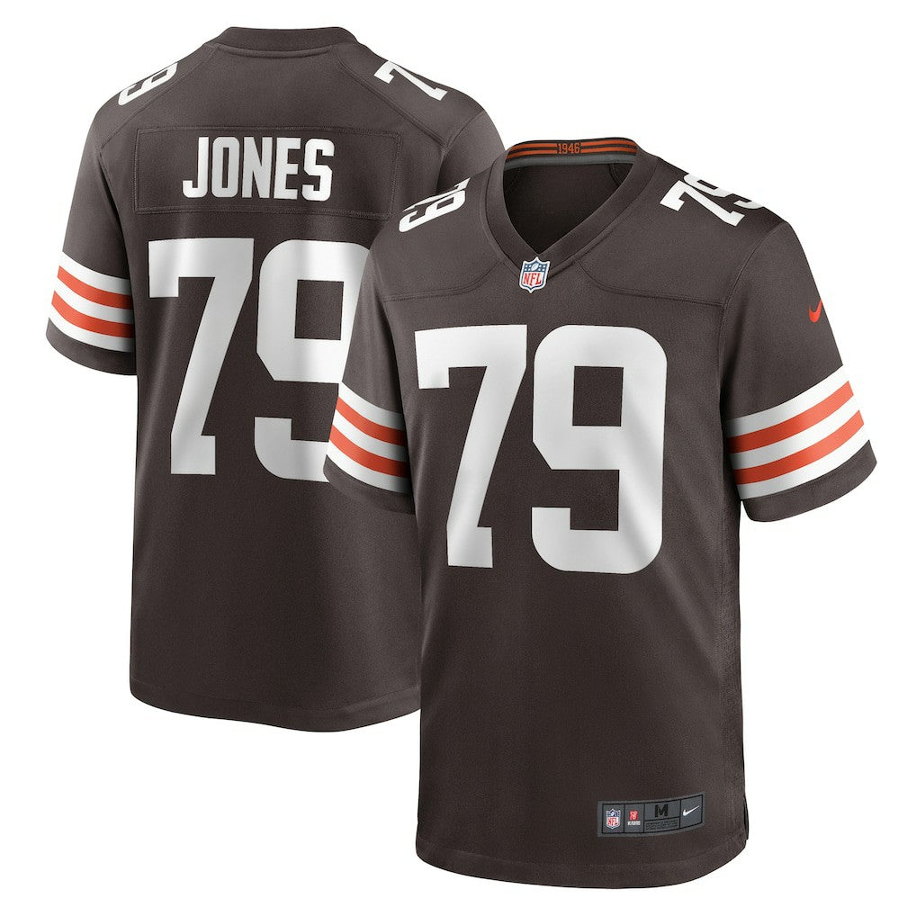 Dawand Jones  Team Game Jersey - Cleveland Browns Jerseys