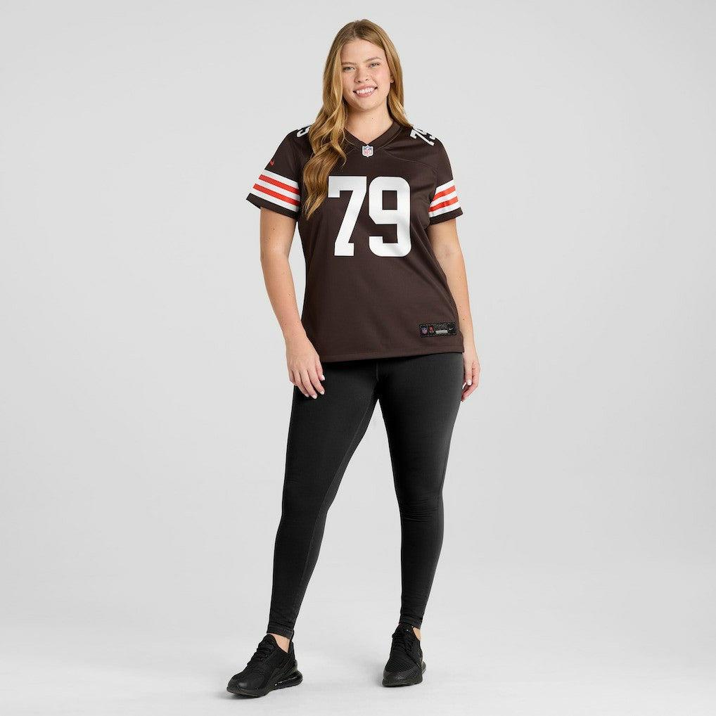 Dawand Jones  Women's Team Game Jersey - Cleveland Browns Jerseys