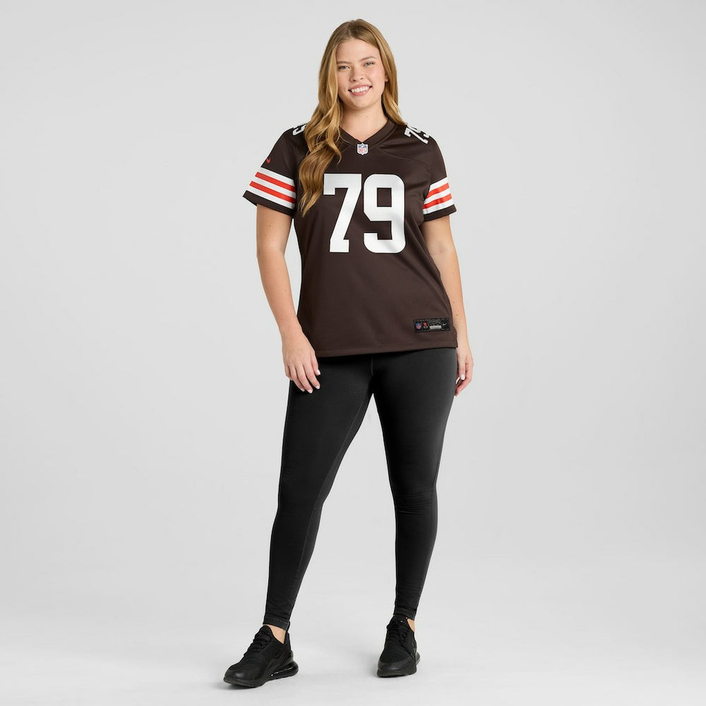 Dawand Jones  Women's Team Game Jersey - Cleveland Browns Jerseys