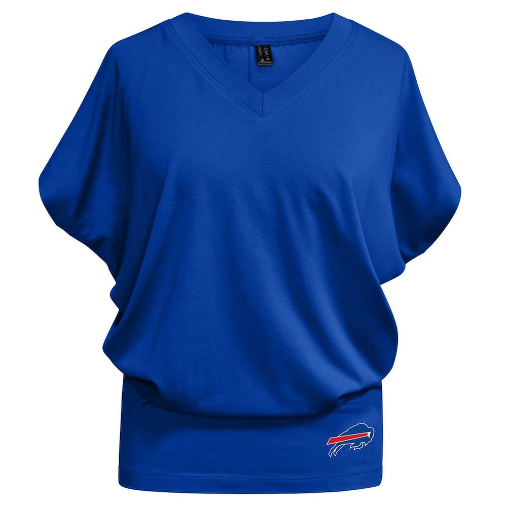 Kiya Tomlin Women's Blousy V-Neck T-Shirt - Buffalo Bills T-shirts