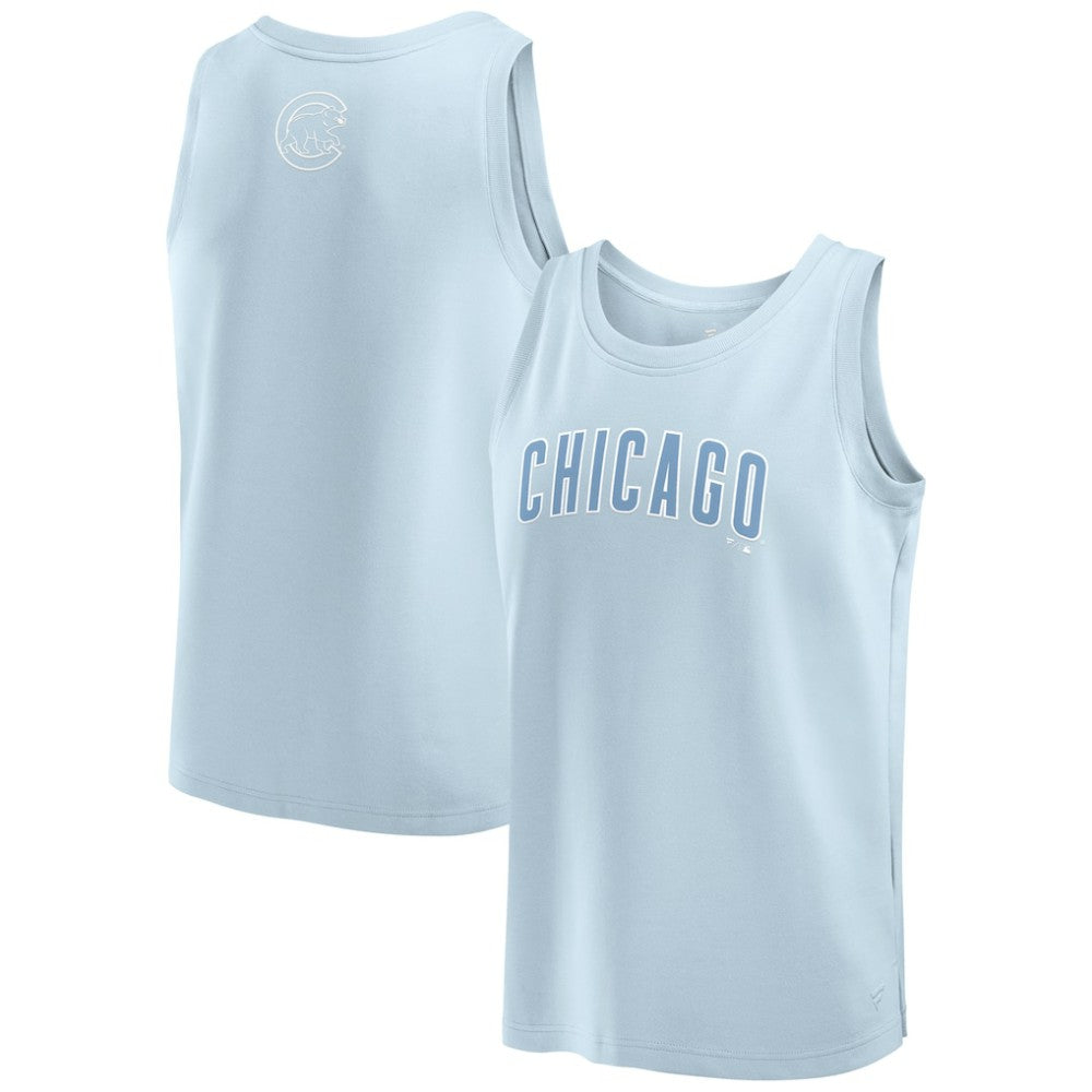 Light Blue Chicago Cubs Fanatics Elements Tank Top