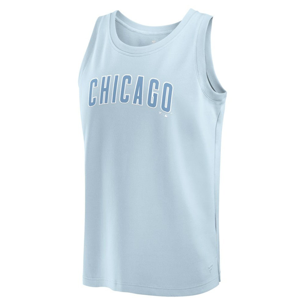 Light Blue Chicago Cubs Fanatics Elements Tank Top