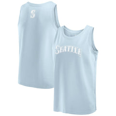Light Blue Seattle Mariners Fanatics Elements Tank Top