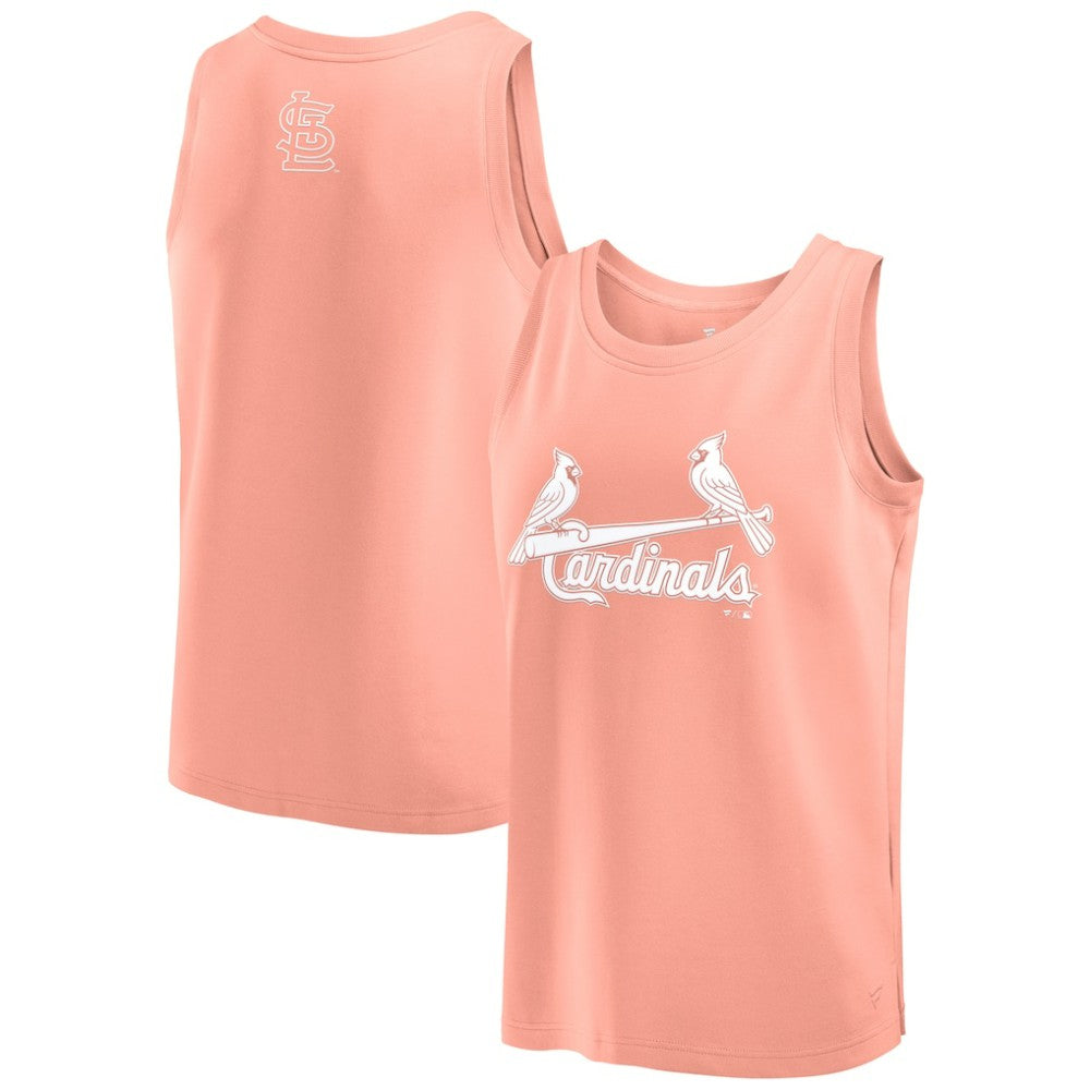 Coral St. Louis Cardinals Fanatics Elements Tank Top