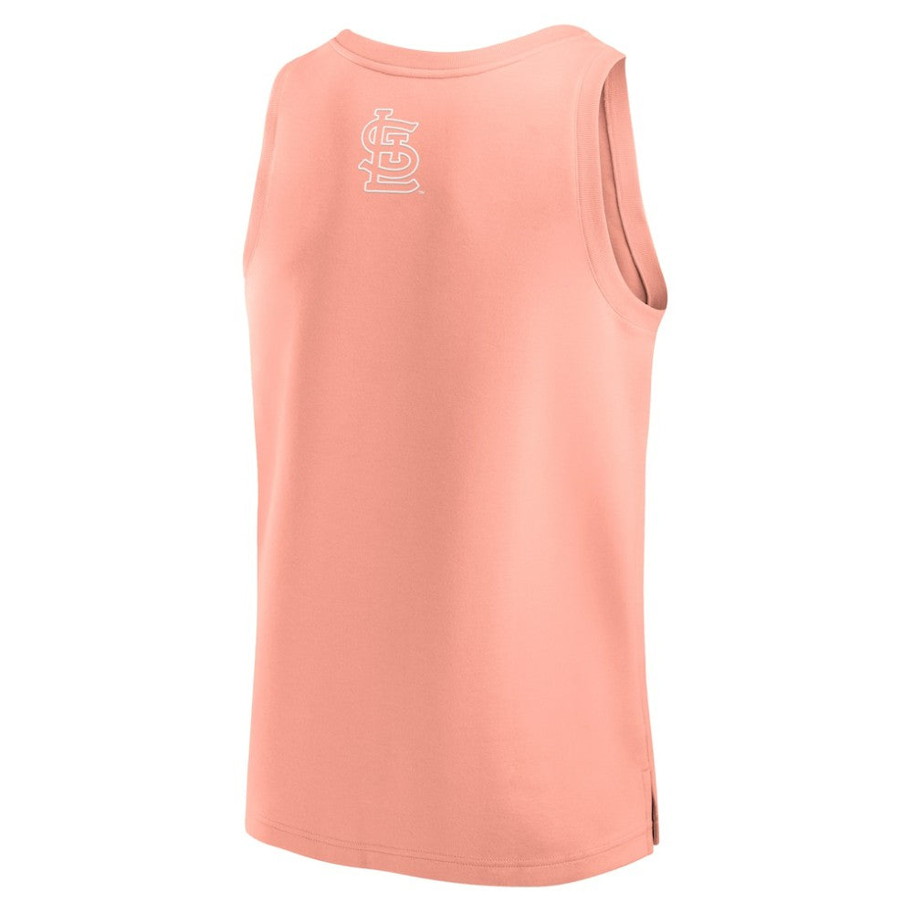 Coral St. Louis Cardinals Fanatics Elements Tank Top