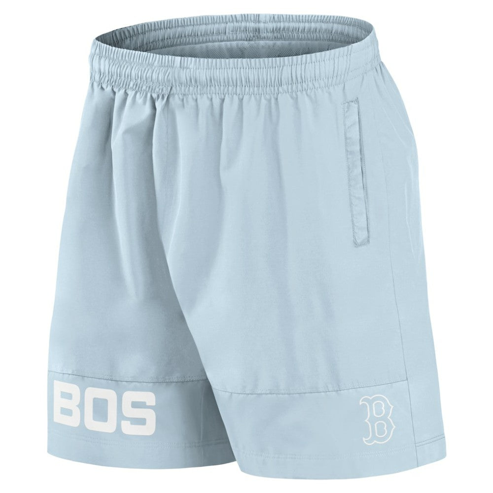 Light Blue Boston Red Sox Fanatics Elements Swim Shorts