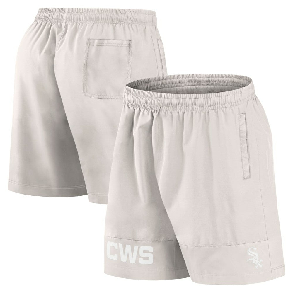 Cream Chicago White Sox Fanatics Elements Swim Shorts