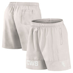 Cream Chicago White Sox Fanatics Elements Swim Shorts