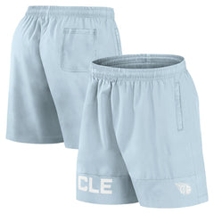 Light Blue Cleveland Guardians Fanatics Elements Swim Shorts