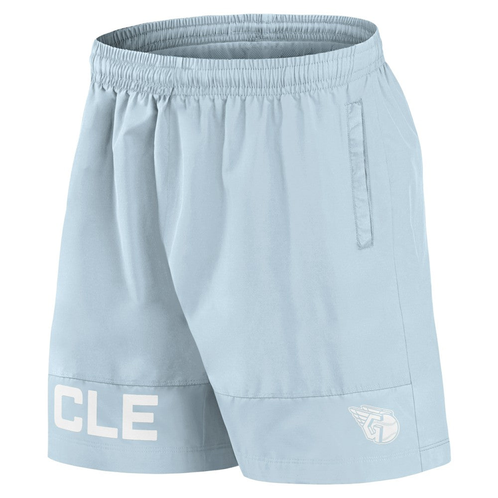 Light Blue Cleveland Guardians Fanatics Elements Swim Shorts