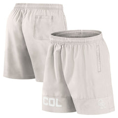 Cream Colorado Rockies Fanatics Elements Swim Shorts