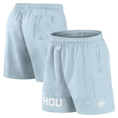Light Blue Houston Astros Fanatics Elements Swim Shorts